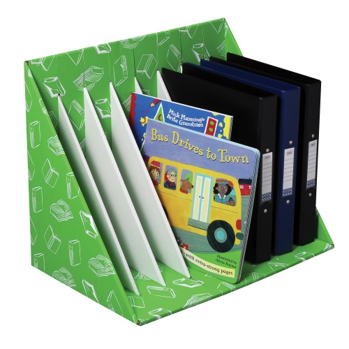 Class Store Range File 8 Compartments - Green
